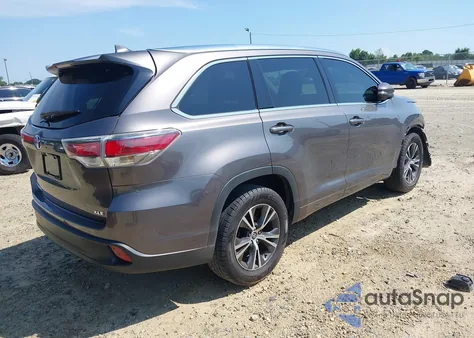 2016 Toyota Highlander Xle V6 из США, поврежденный, VIN 5TDKKRFH6GS502670